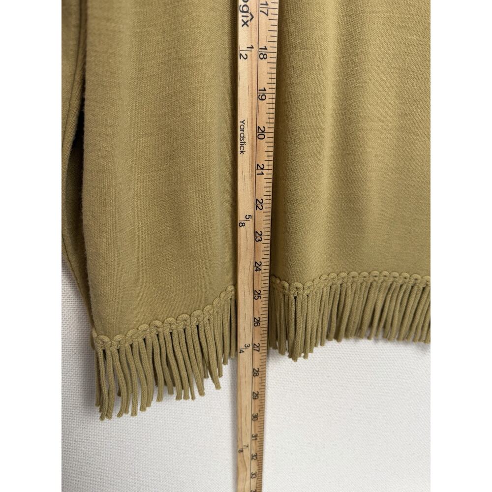 Nina Leonard Women's Sweater Top Sz L Pullover Long Sleeves Fringe Hem - Picture 15 of 16